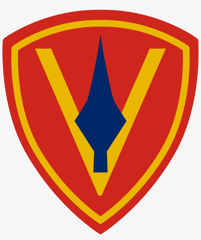 Us 5 Mar Div Large - 5th Marine Division Logo, transparent png download