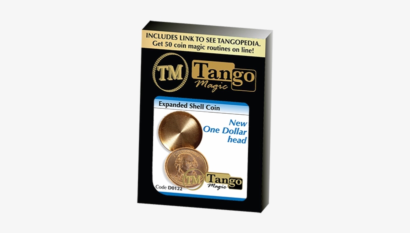 Expanded Shell New One Dollar (d0122) By Tango Magic - Dollar Size Shell Chinese Coin (red) By Tango Magic, transparent png download