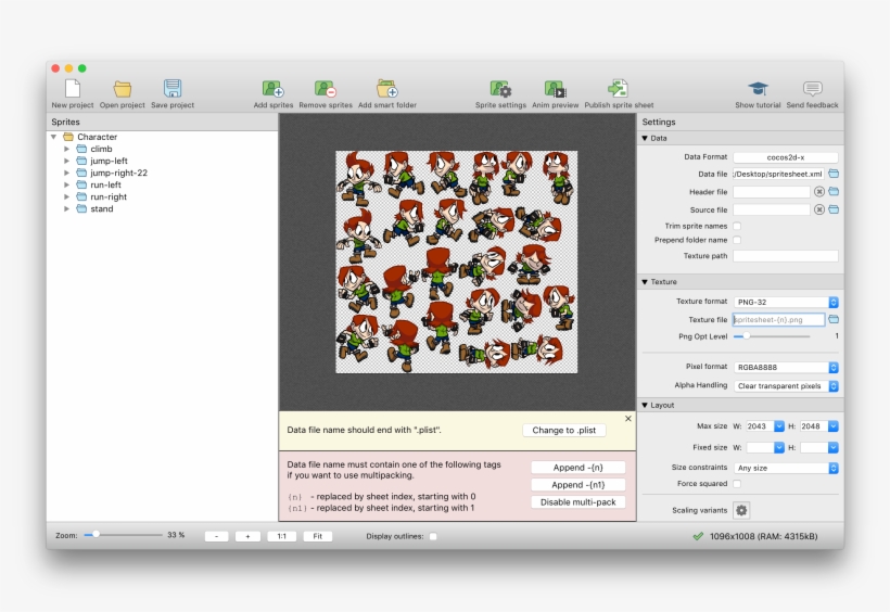 Fixing Problems In Your Sprite Sheet Settings - Sprite, transparent png download