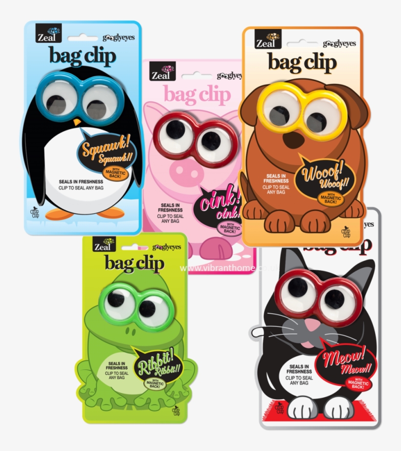 Cks Zeal Googly Eye Magnetic Bag Clips - Googly Eyes, transparent png download