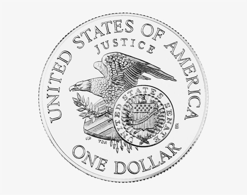 1998 Rfk Silver Dollar Reverse - Silver Dollar Png, transparent png download