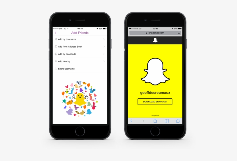 Wersm Snapchat Url Share Iphone6 - Snapchat On Iphone 6, transparent png download