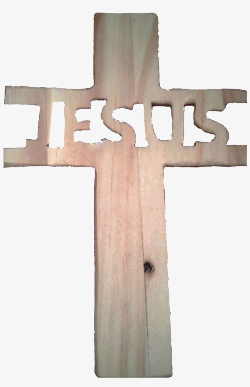 Pine Cross Jesus Inset - Cross, transparent png download