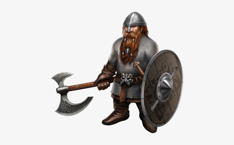 Dwarf Axe And Shield, transparent png download