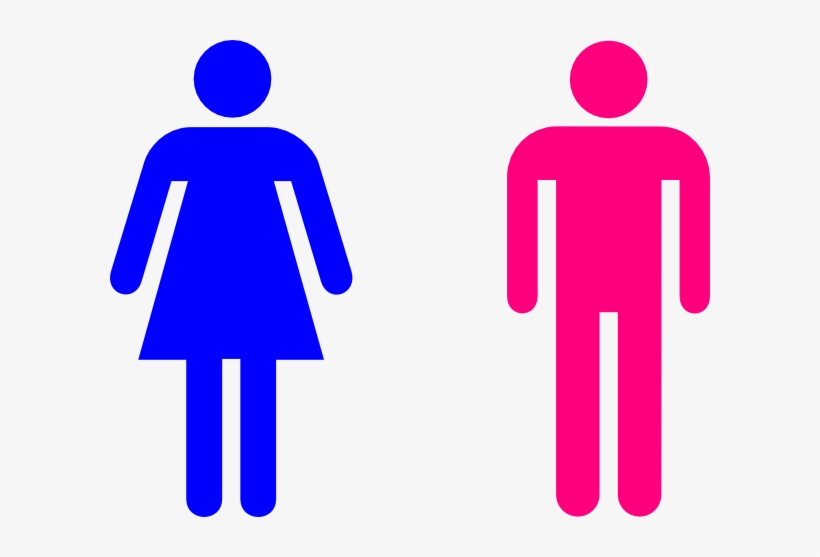 Pink People Blue Woman Png Clip Art, transparent png download