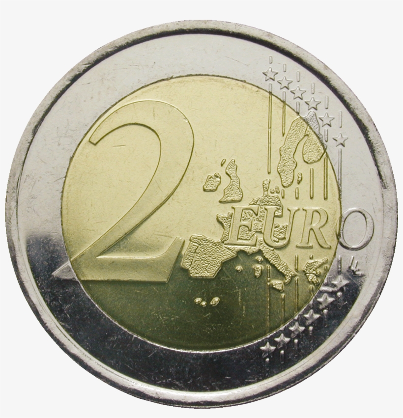 Juan Carlos, 2 Euro 2002 - Spanish 2 Euro Coin, transparent png download