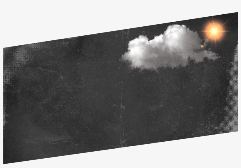 Ff Background Clouds - Monochrome, transparent png download
