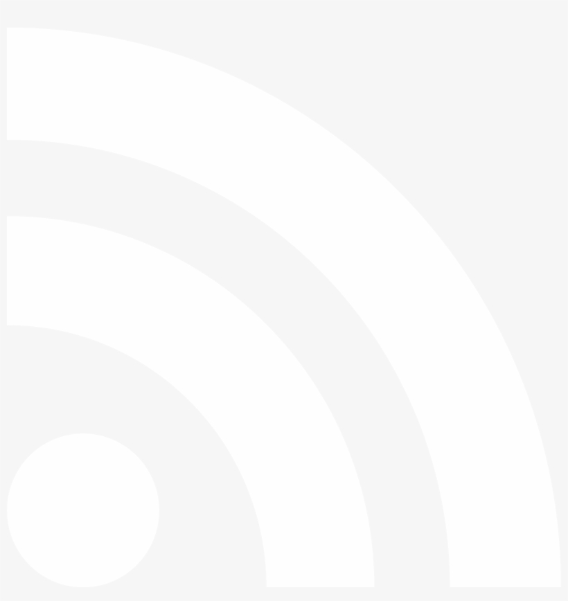 Subscribe To Blog - Rss Icon White Transparent, transparent png download