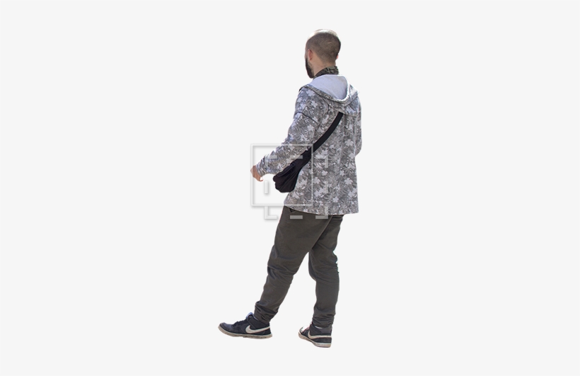 A Man Standing In Sneakers Waiting For The Bus Wearing - Man Waiting Png, transparent png download