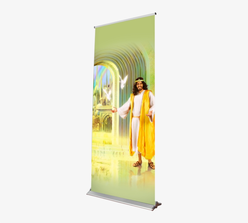 Welcome Home Retractable Banner - Jesus, transparent png download