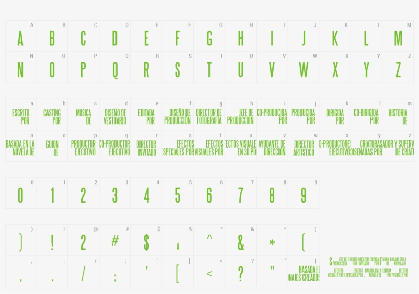 Characters Sample - Number, transparent png download