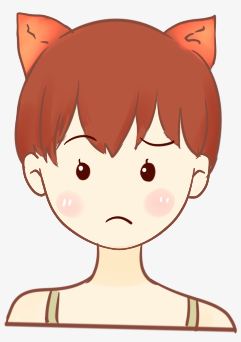 Original Cute Teenager Vector Png And Psd - Cartoon, transparent png download