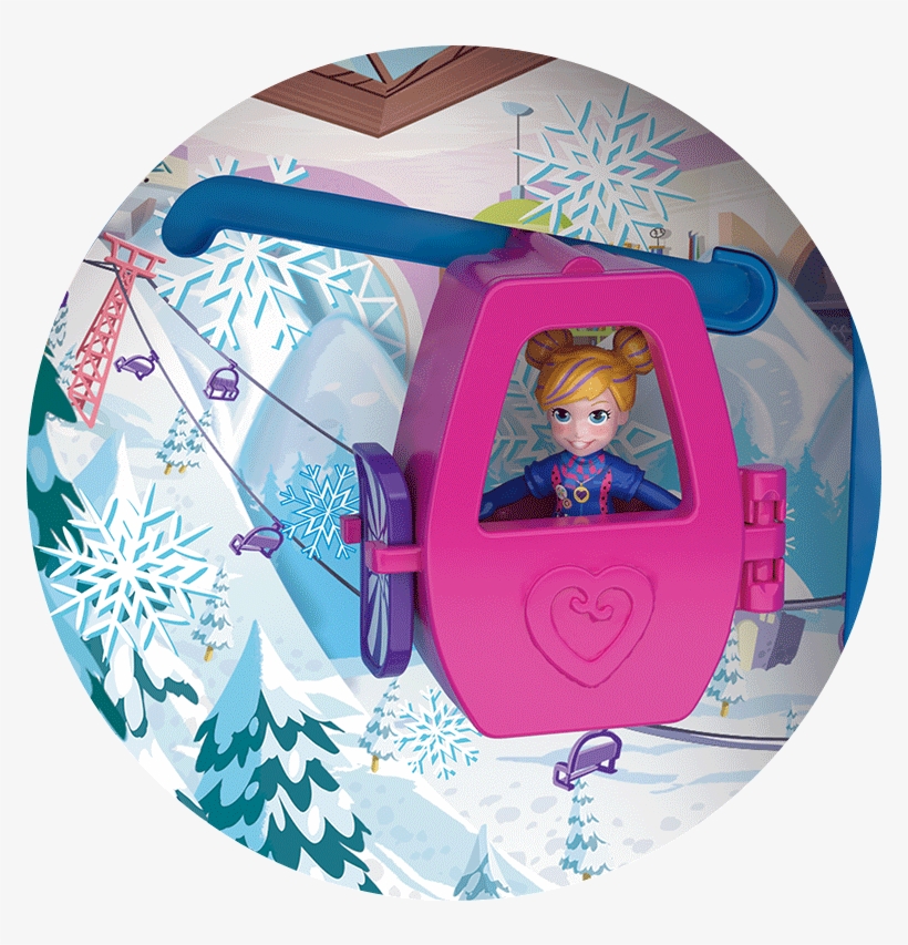 Cofre Refugio De Nieve - Polly Pocket Le Chalet Enneigé, transparent png download