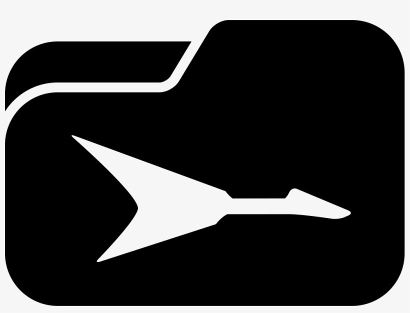 Folder With Electric Guitar Symbol Comments, transparent png download