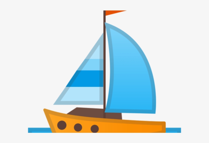 Sailboat Clipart Barco - Emoticon Barca, transparent png download