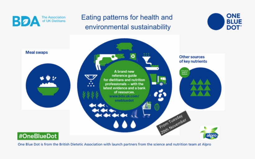 The Bda's Ground-breaking One Blue Dot Campaign For - Bda One Blue Dot, transparent png download