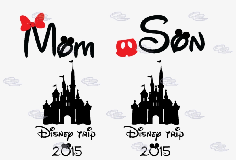 Disney Castle Mickeymouse Disneyworld Disnyland Disneyc - Her Prince And His Princess Mickey, transparent png download