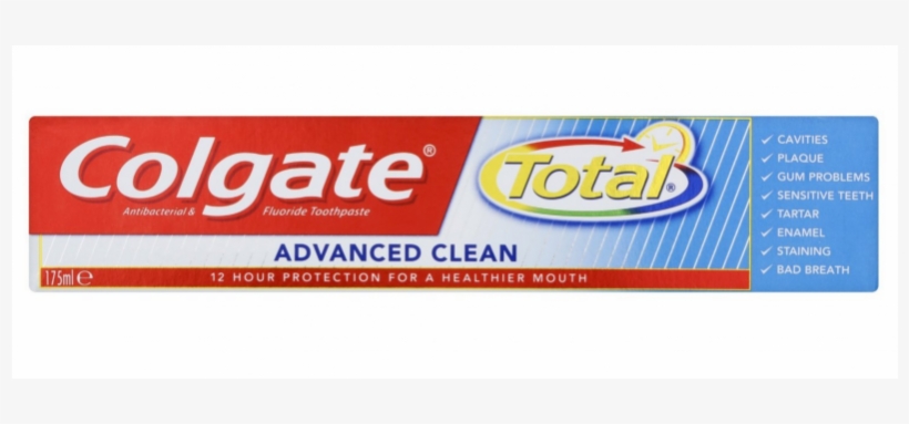 Colgate Total Advanced Clean - Colgate, transparent png download