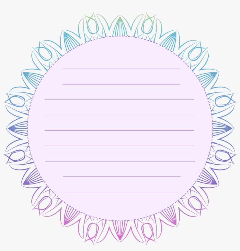 Box Border Text Dialog Png And Psd - Circle, transparent png download