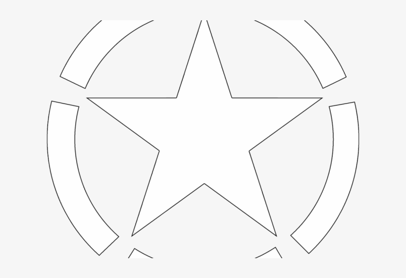 Army Clipart Army Star - Circle, transparent png download
