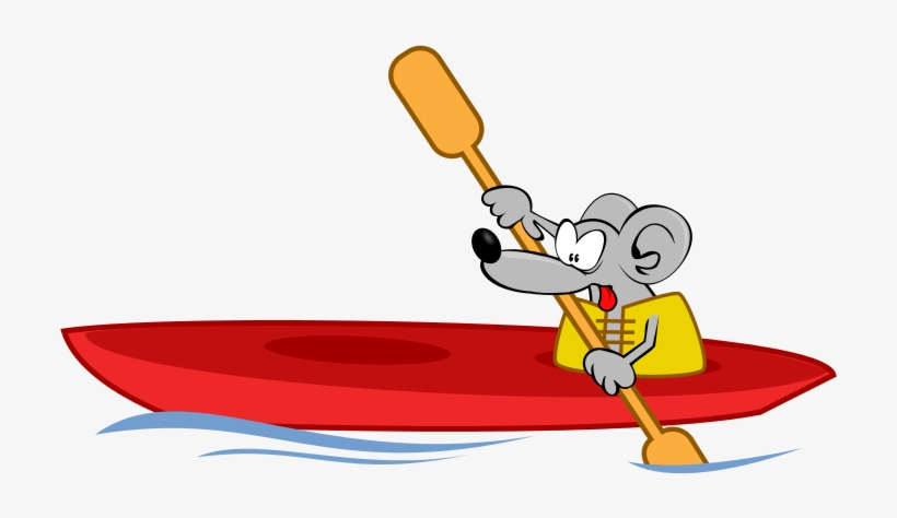 Mouse Kayaking By Mimooh, transparent png download