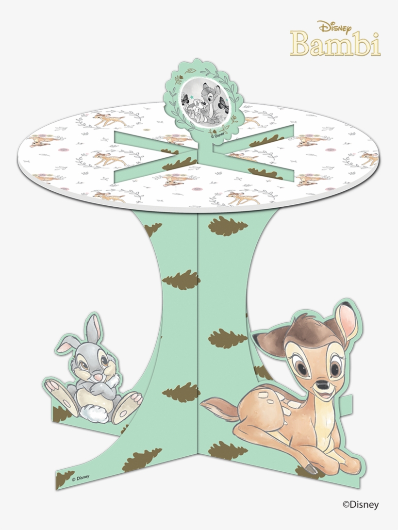 Disney Bambi Cutie Cupcake Stand - End Table, transparent png download