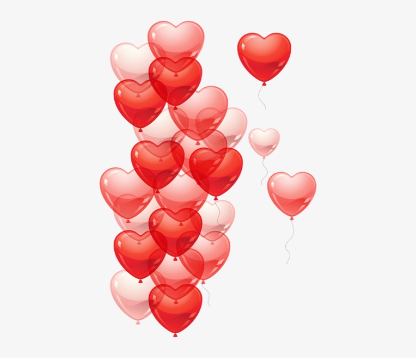 Free Png Download Transparent Heart Baloons Png Images - Transparent Hearts Png, transparent png download