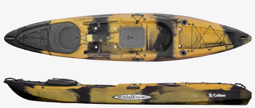 X Caliber Solar Camo Fishing Barge Kayak - Sea Kayak, transparent png download