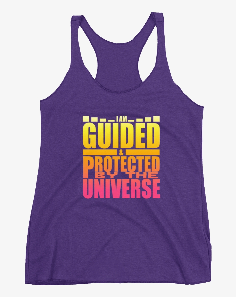 I Am Guided & Protected - Active Tank, transparent png download