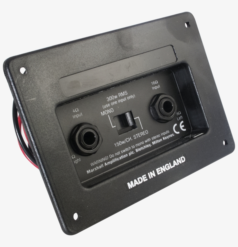 Marshall, Switchable Stereo/mono Image - Marshall Jack Plate, transparent png download