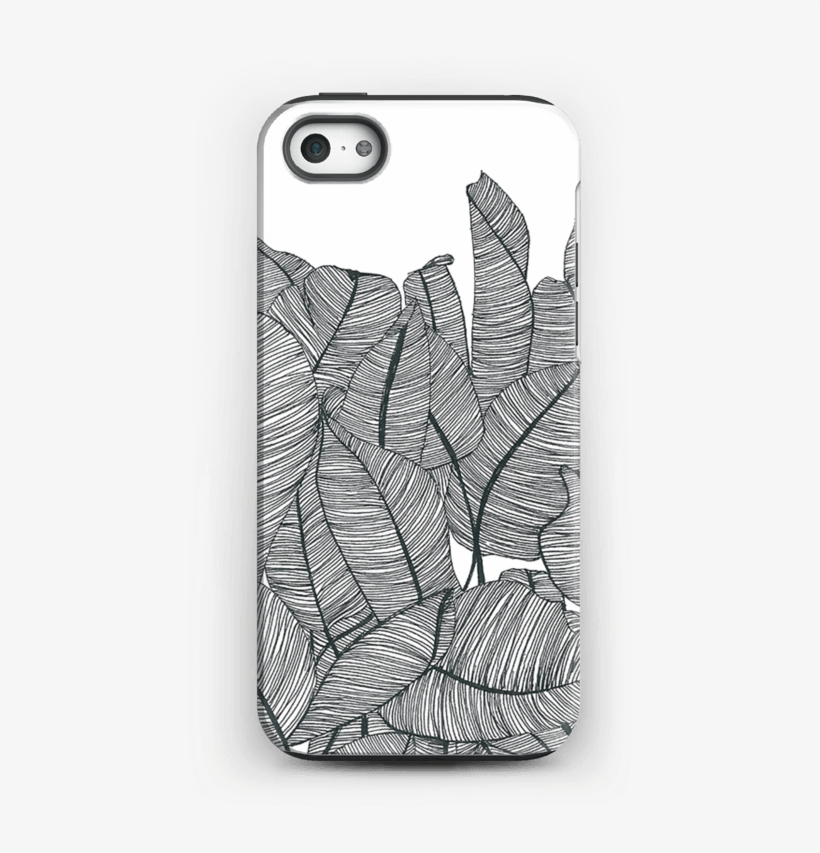 Banana Leaves Case Iphone 5/5s Tough - Mobile Phone Case, transparent png download