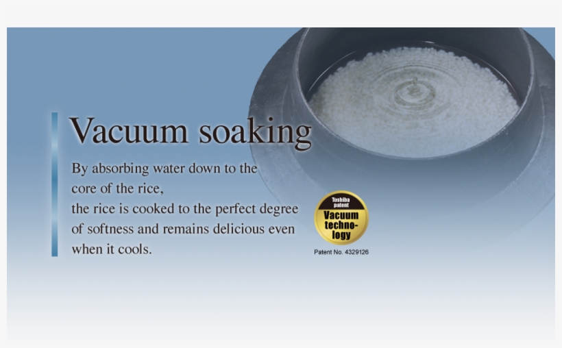 Toshiba's Rice Cooker Features A Built-in Vacuum Pump - Circle, transparent png download
