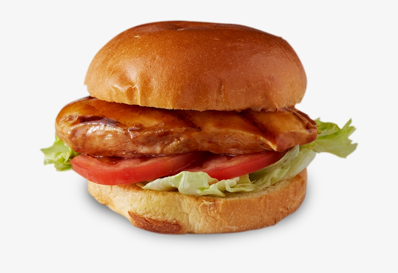 Grilled Chicken Breast, Served With Lettuce, Tomato, - Wings Over Broiled Chicken Sandwich, transparent png download