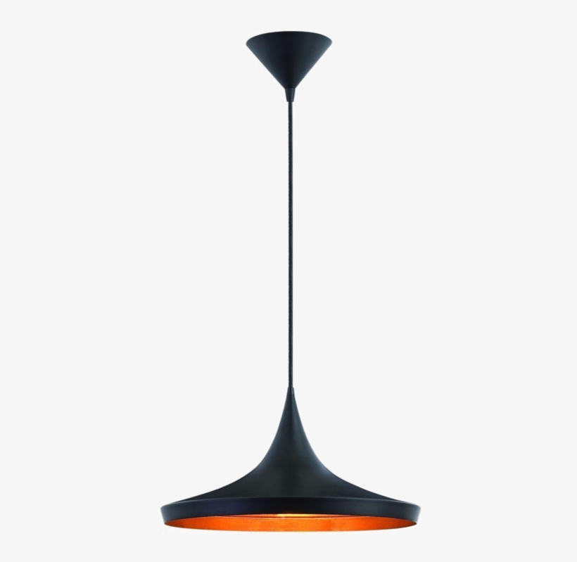 Hanging Light Png Clipart - Beat Wide Pendant Black Tom, transparent png download