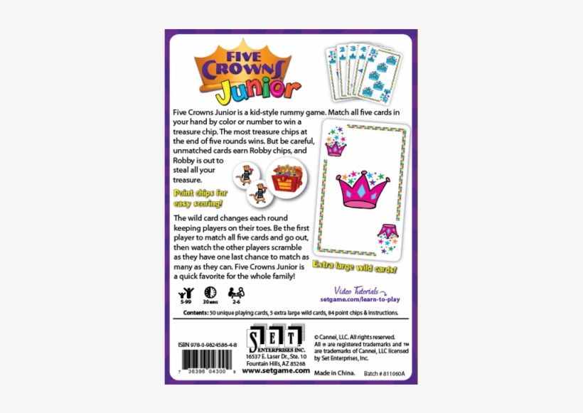 Five Crowns Junior - Illustration, transparent png download