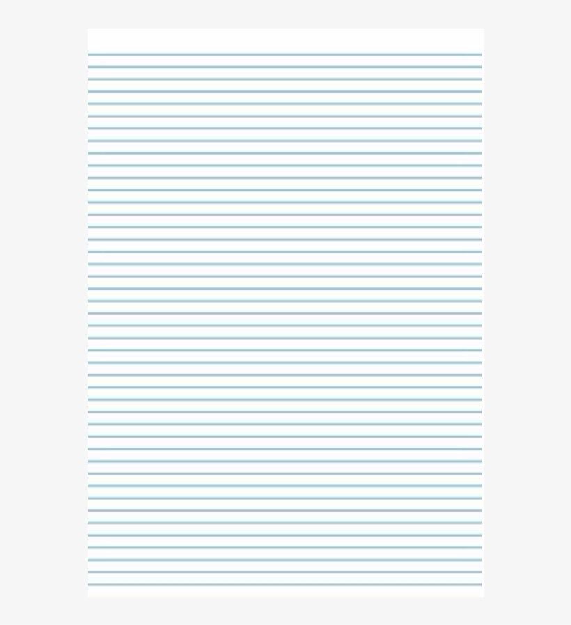 Story Time Paper 12x18" Ruled 3/8" Blue Lines 96 Sheets - Symmetry, transparent png download