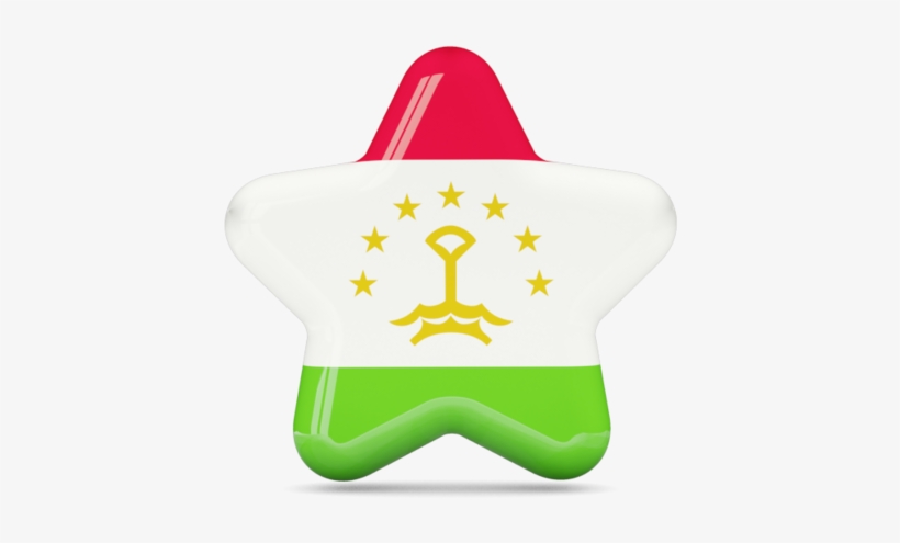 Download Flag Icon Of Tajikis - Uae Flag Star Clipart, transparent png download