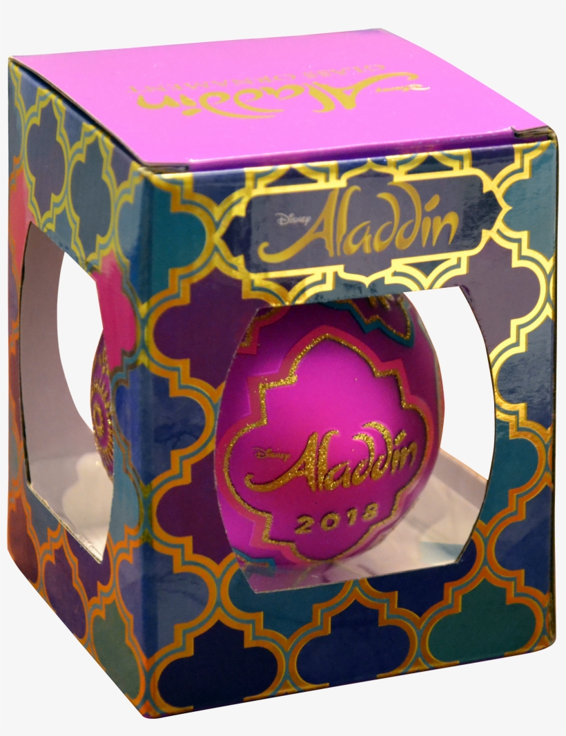 Aladdin 2018 Glass Ball Ornament - Box, transparent png download