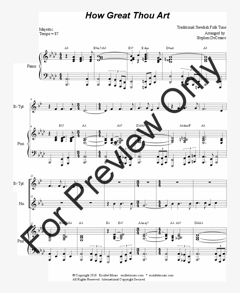 How Great Thou Art Thumbnail - Ventus Todd Parrish Violin 1, transparent png download