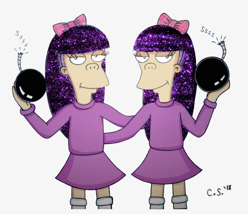 Sherri And Terri - Terri And Bart Deviantart, transparent png download