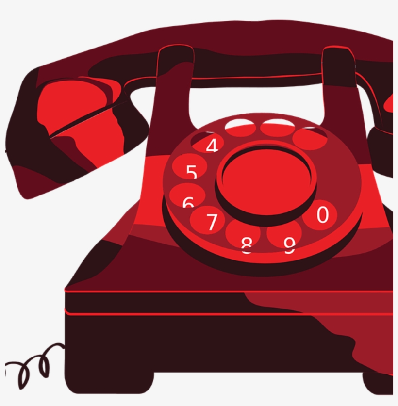 Telephone Cliparts 19 Telephone Clip Black And White - Telephone Clipart Transparent Background, transparent png download