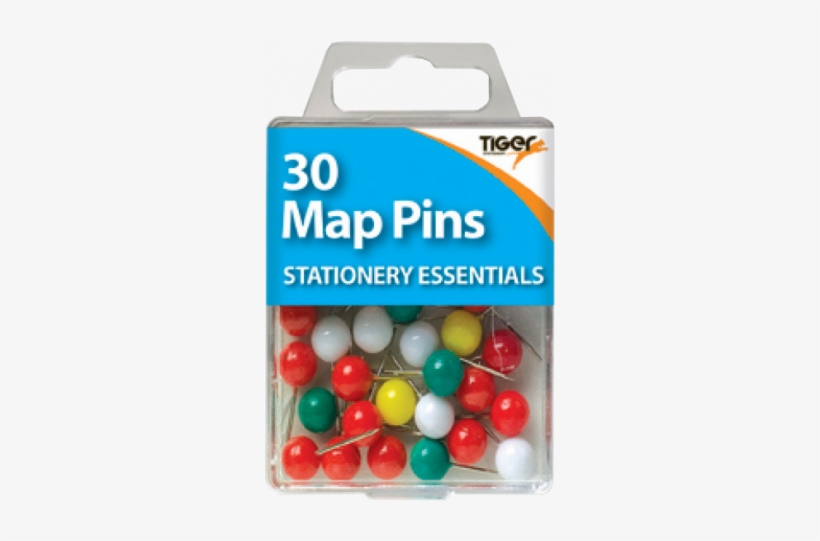 Essentials Map Pins Assorted Colours - Confectionery, transparent png download