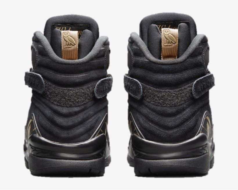 Air Jordan 8 Ovo Black - Air Jordan 8 Retro Ovo Mens, transparent png download