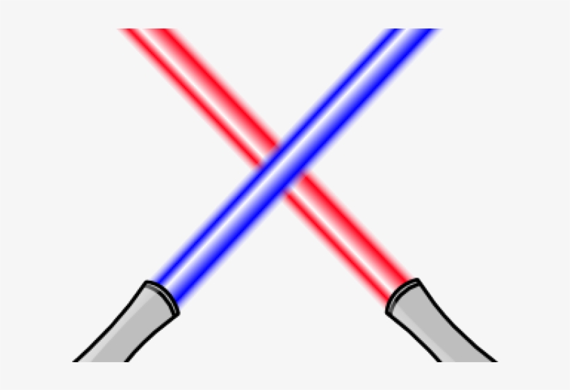 Laser Clipart Jedi Lightsaber - Star Wars Sword Png, transparent png download