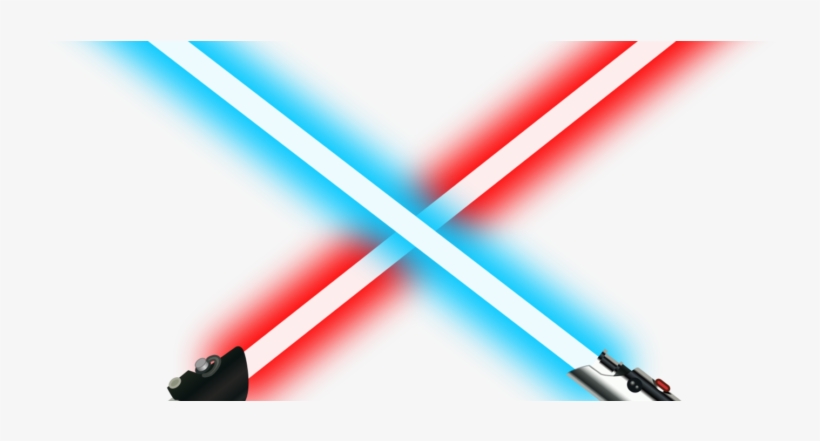 2000px Dueling Lightsabers - Star Wars, transparent png download