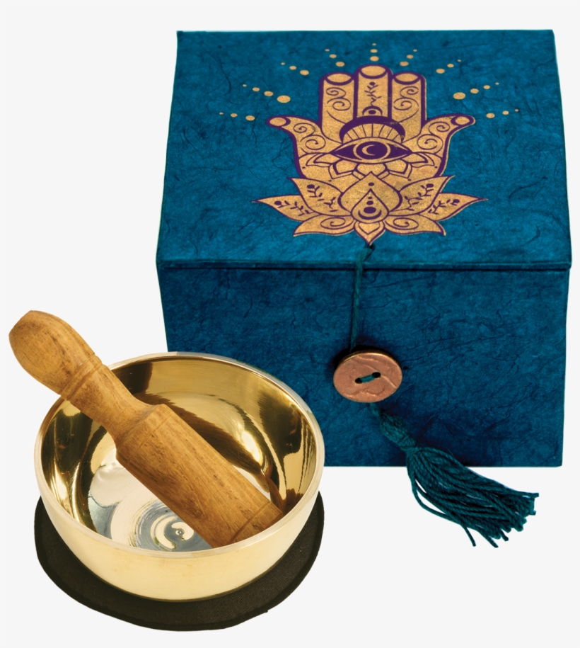 Hamsa- Mini Singing Bowl In A Box For Meditation - Standing Bell, transparent png download