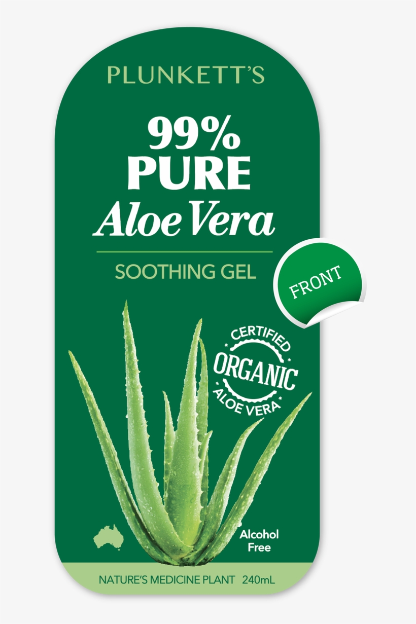 Plunkett's Aloe Vera 99% Pure - Aloe, transparent png download
