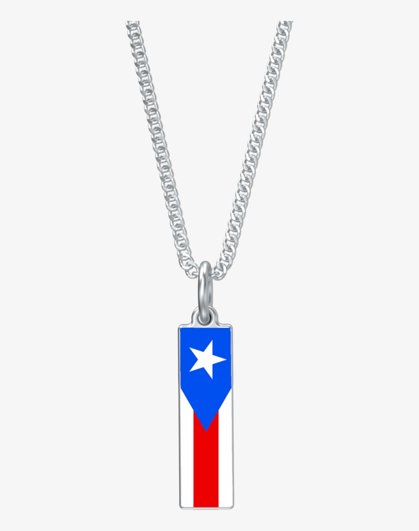 Puerto Rico Drop Pendant In Silver - Locket, transparent png download