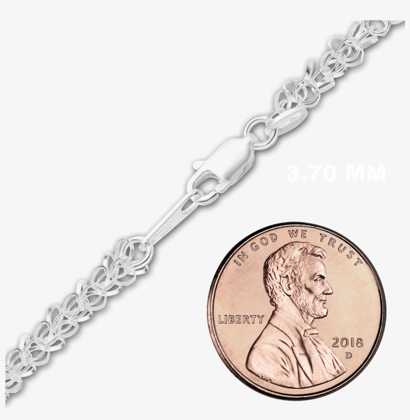 Finished Handmade Ring Ring Chain In Sterling Silver - Rhode Island Is Small, transparent png download