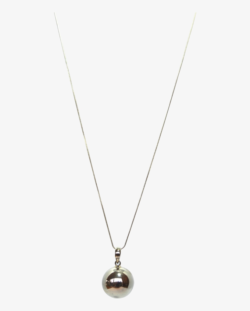 Sterling Silver Chain With Harmony Ball - Locket, transparent png download